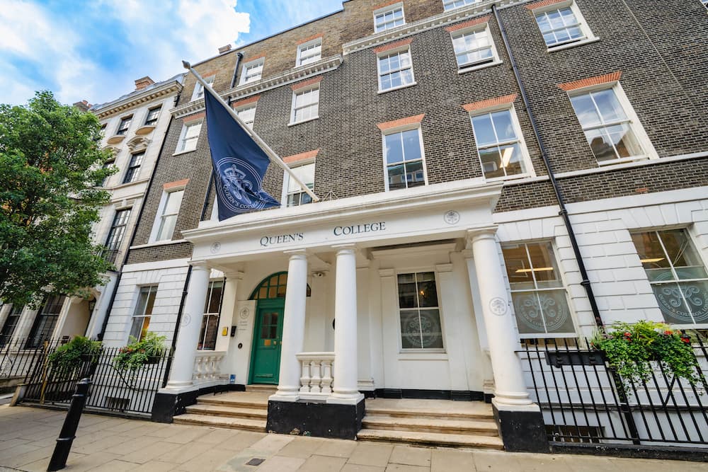 Queen’s College, London students celebrate A-level success and an exciting range of university destinations.